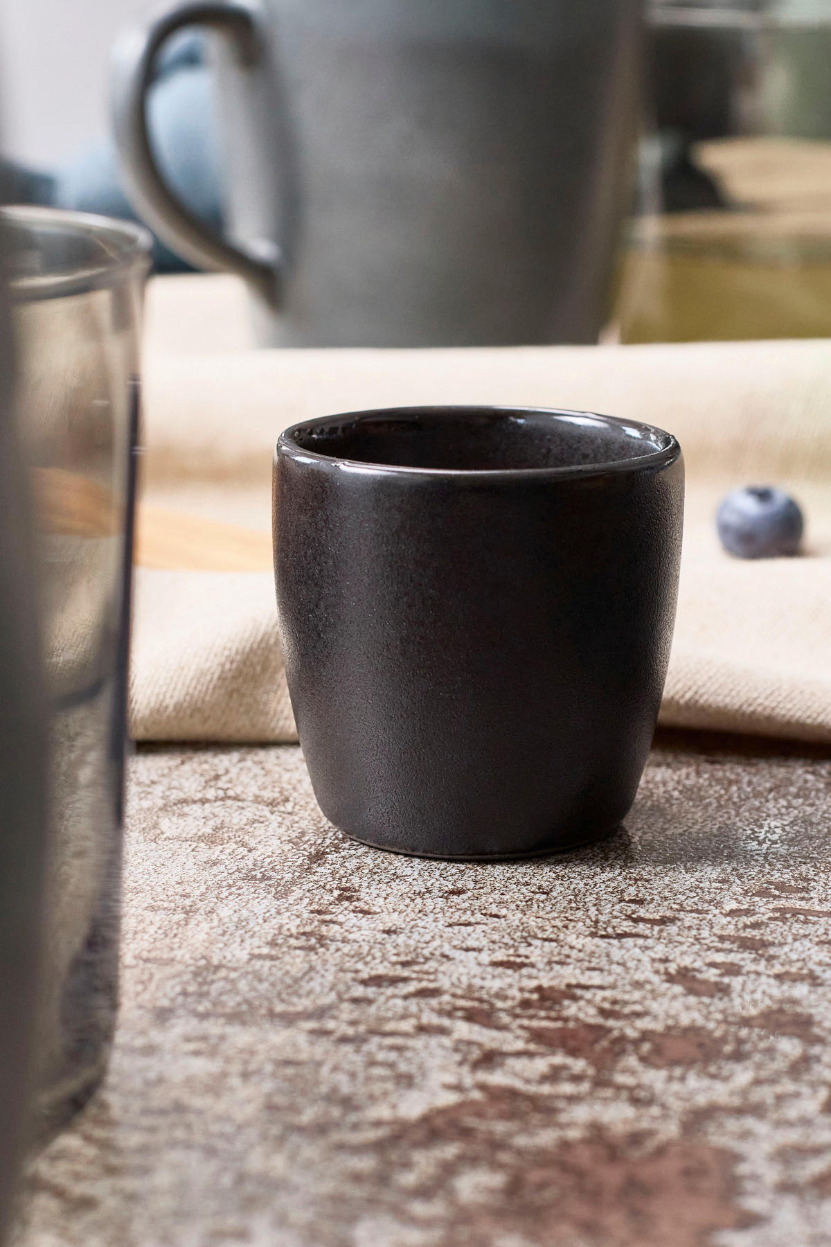 ESPRESSOTASSE RAW 65 ml  - Schwarz, Basics, Keramik (65ml) - Aida
