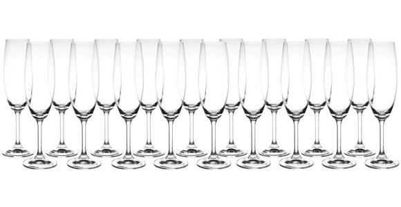 GLÄSERSET 18-teilig - Klar, KONVENTIONELL, Glas (0,22l) - Novel