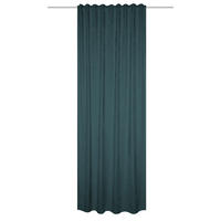 FERTIGVORHANG blickdicht  - Petrol, Basics, Textil (135/160cm) - Schmidt W. Gmbh