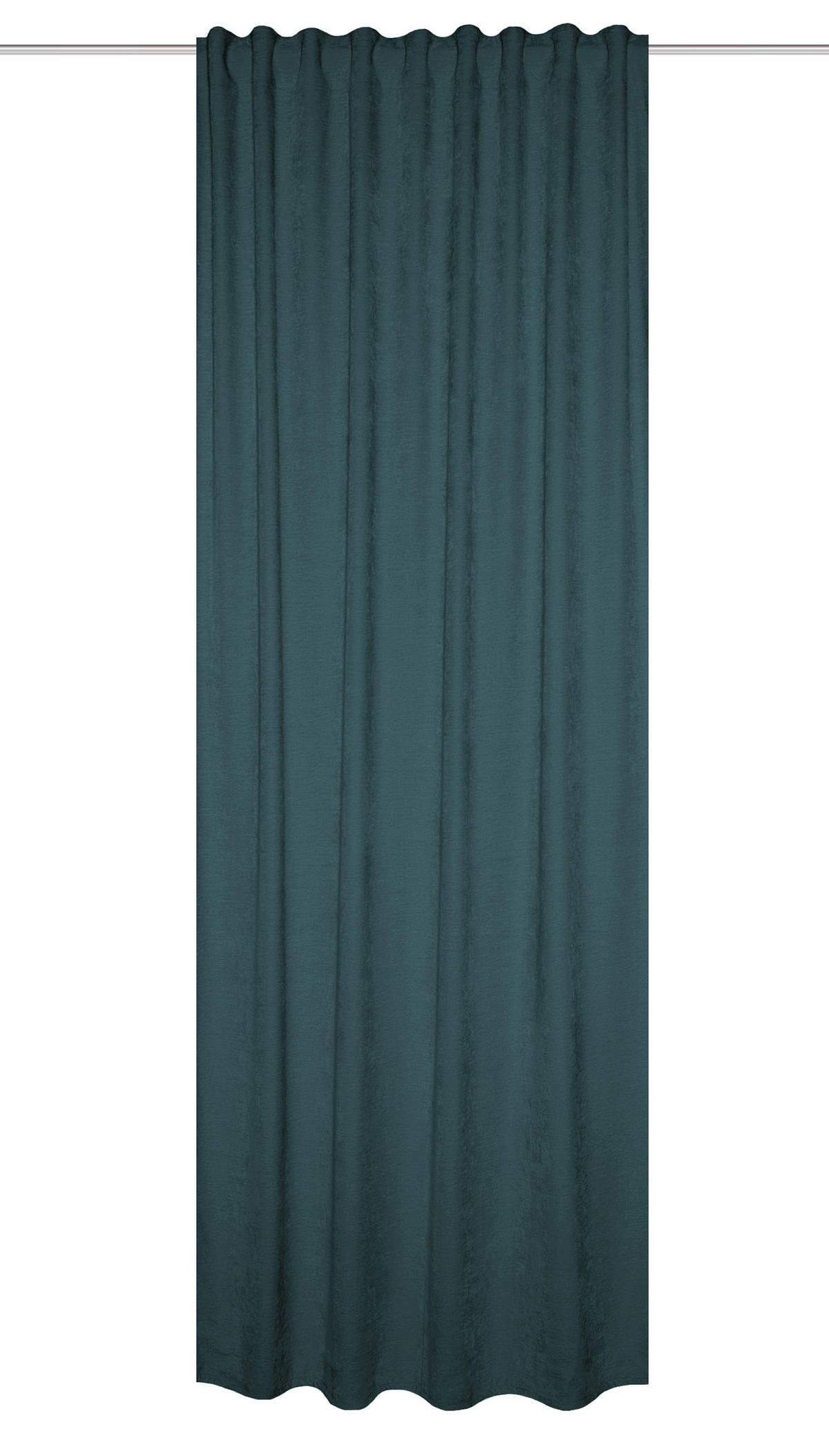 FERTIGVORHANG blickdicht  - Petrol, Basics, Textil (135/160cm) - Schmidt W. Gmbh
