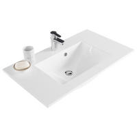 UMIVALNIK 81/2/48 cm  - bela, Natur, kamen (81/2/48cm) - Xora