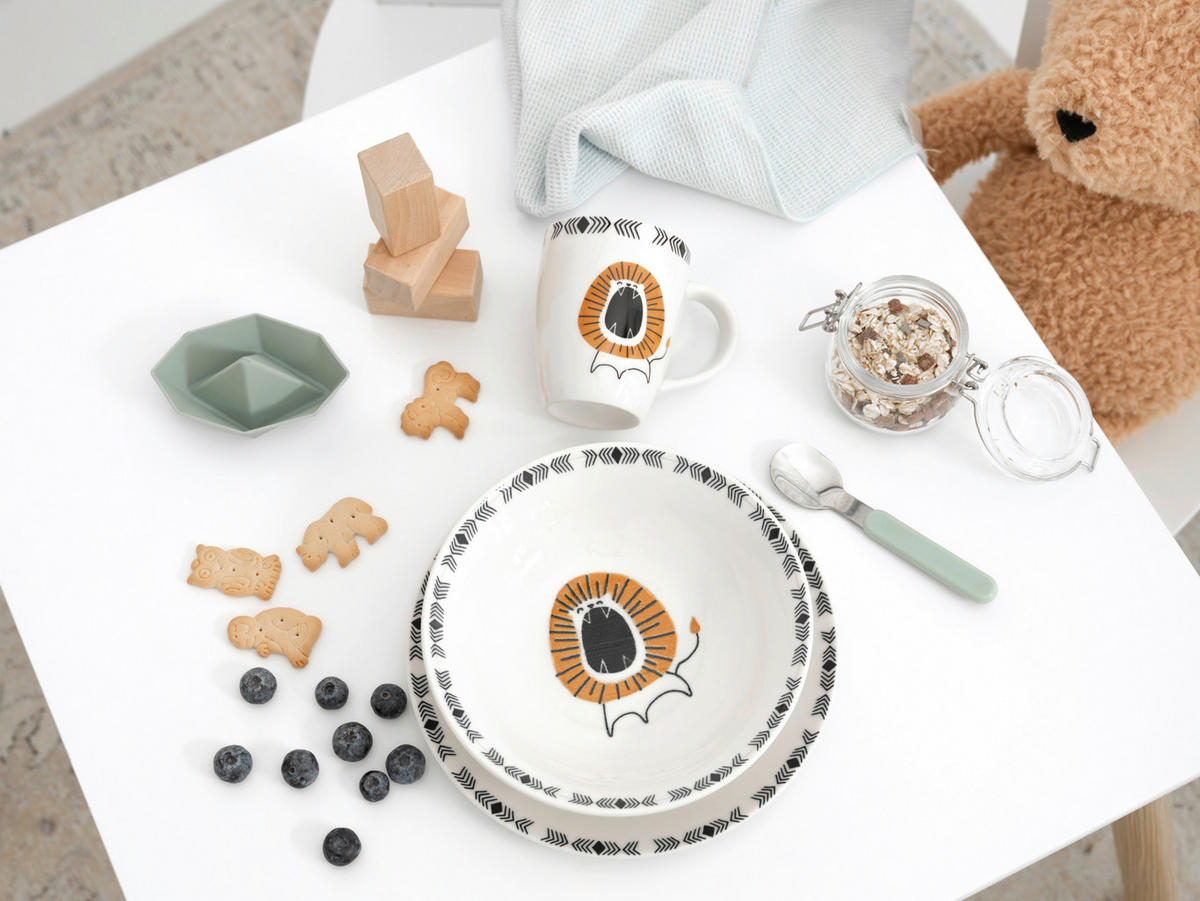 KINDERGESCHIRRSET 3-teilig  - Multicolor, Basics, Keramik - Creatable
