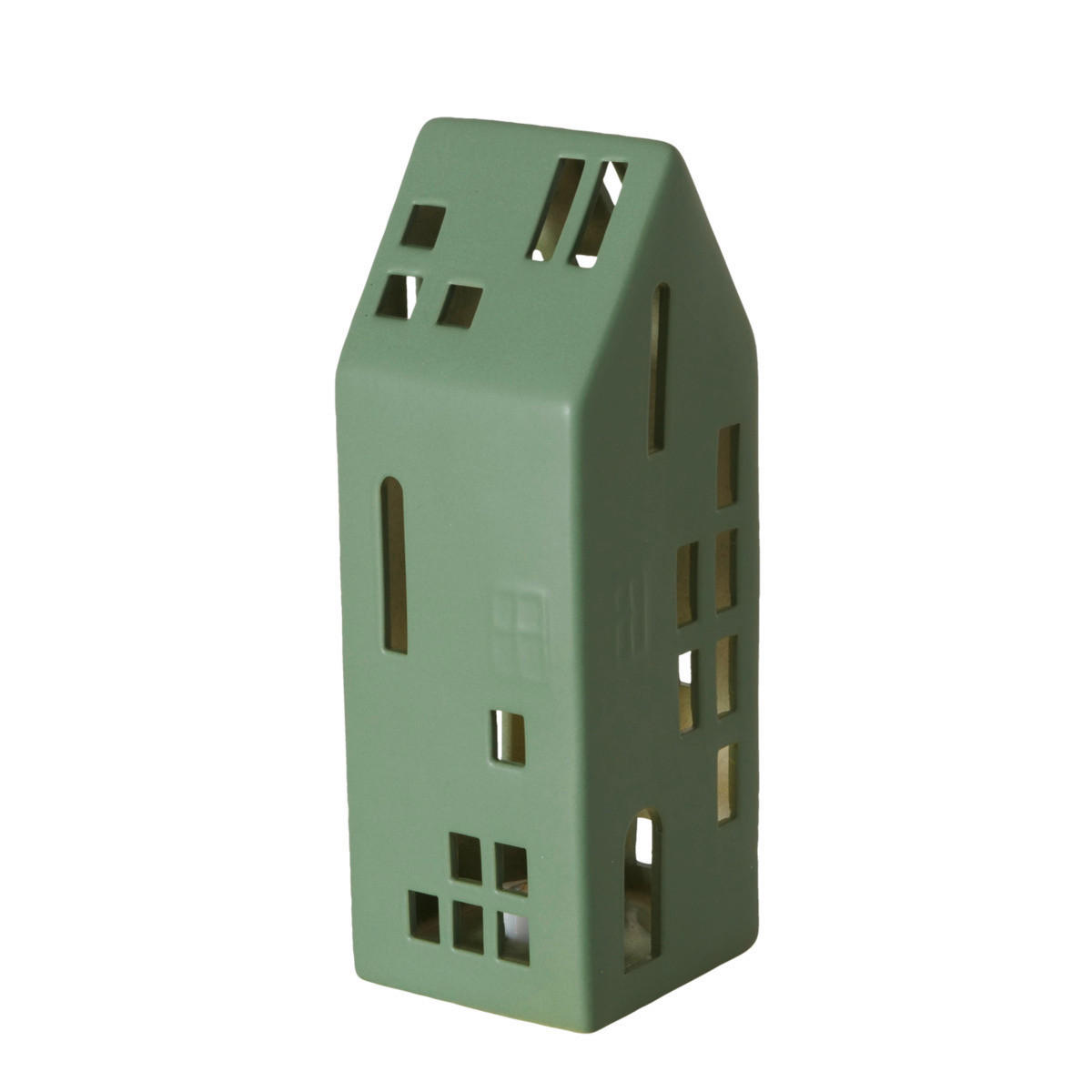 DEKOHAUS  - Grün, Basics, Keramik (8/7/21cm) - Boltze Home