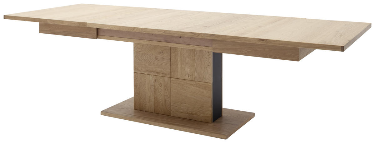 ESSTISCH in Holz, Holzwerkstoff 180-280/100/78 cm  - Eiche Bianco/Anthrazit, Design, Holz/Holzwerkstoff (180-280/100/78cm) - MID.YOU