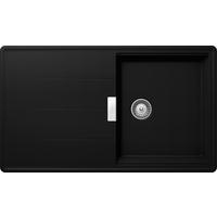 SPÜLE TIAD100UPUR  - Schwarz, Basics, Stein (86/50cm) - Schock