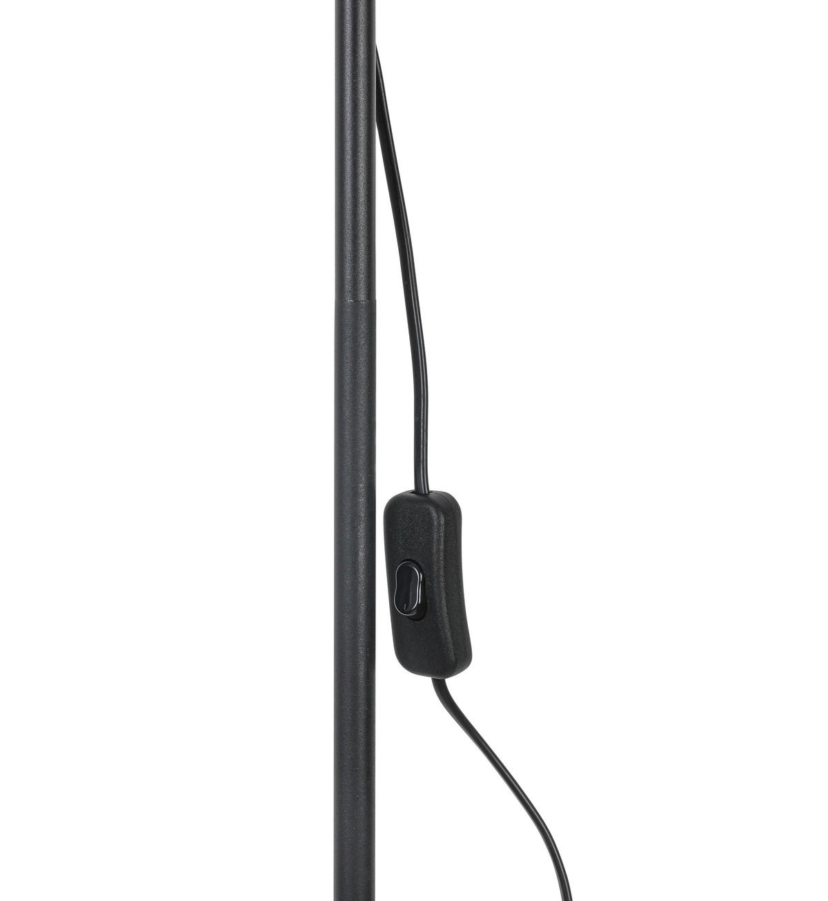 STEHLEUCHTE 35,5/18/154,50 cm    - Schwarz, Trend, Kunststoff/Metall (35,5/18/154,50cm) - Novel