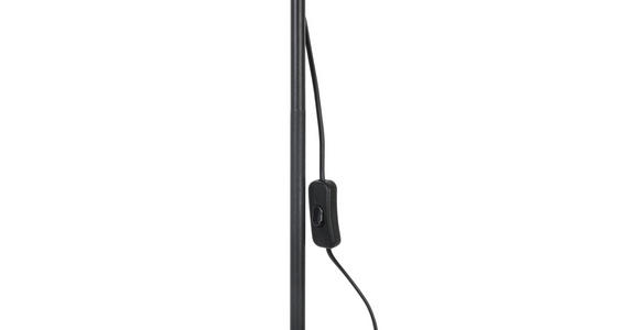 STEHLEUCHTE 35,5/18/154,50 cm    - Schwarz, Trend, Kunststoff/Metall (35,5/18/154,50cm) - Novel
