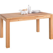 JEDILNA MIZA, masivno bukev (jedrovina) bukev - bukev, Design, les (140/75/90cm) - Cantus