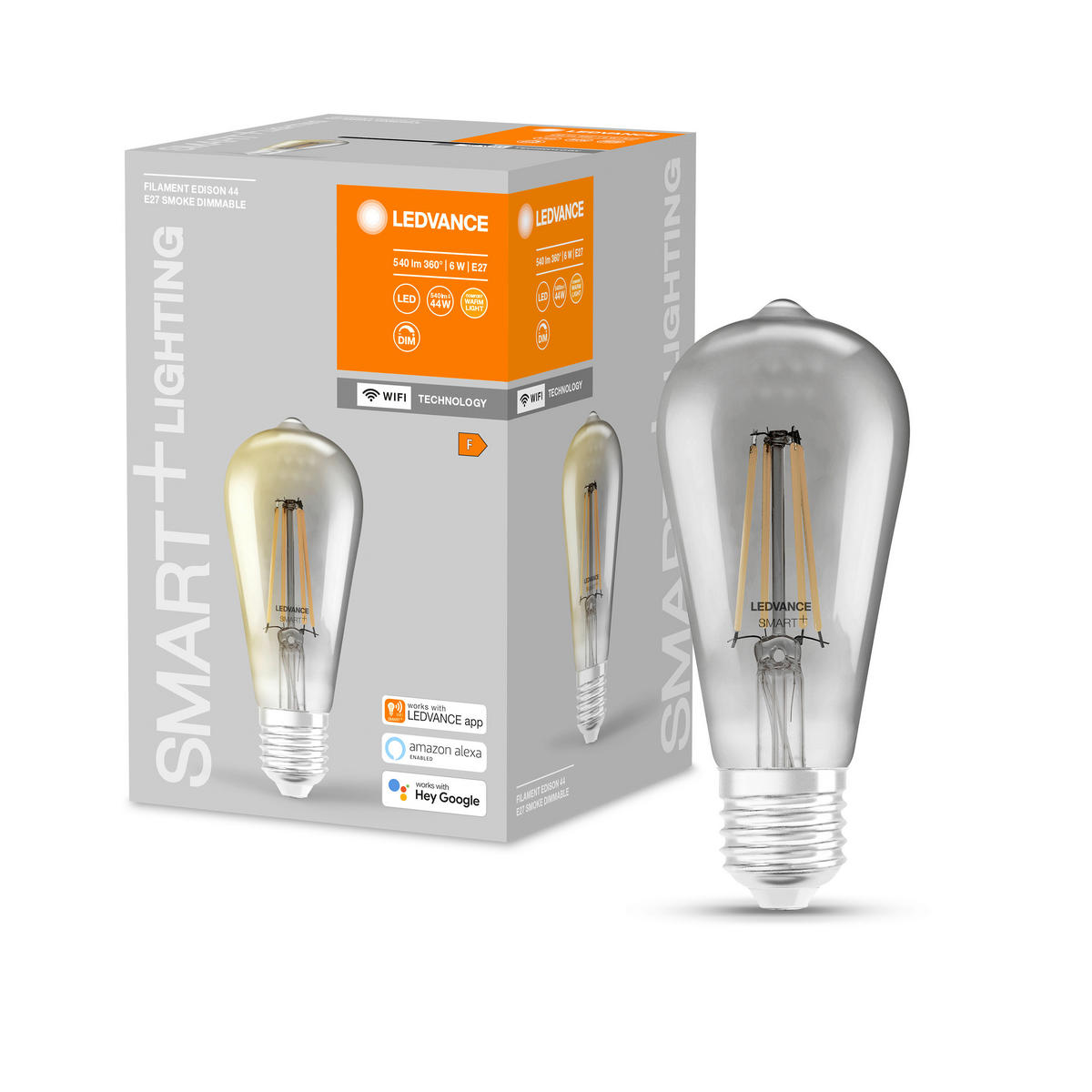 LED-LEUCHTMITTEL   E27 6 W 540 lm  - Basics, Glas (6,4/14,3cm) - Ledvance