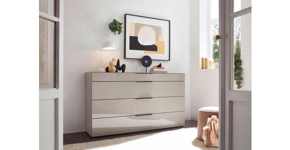 SIDEBOARD Grau  - Schieferfarben/Schwarz, Basics, Glas/Holzwerkstoff (160/91,2/43cm) - Dieter Knoll