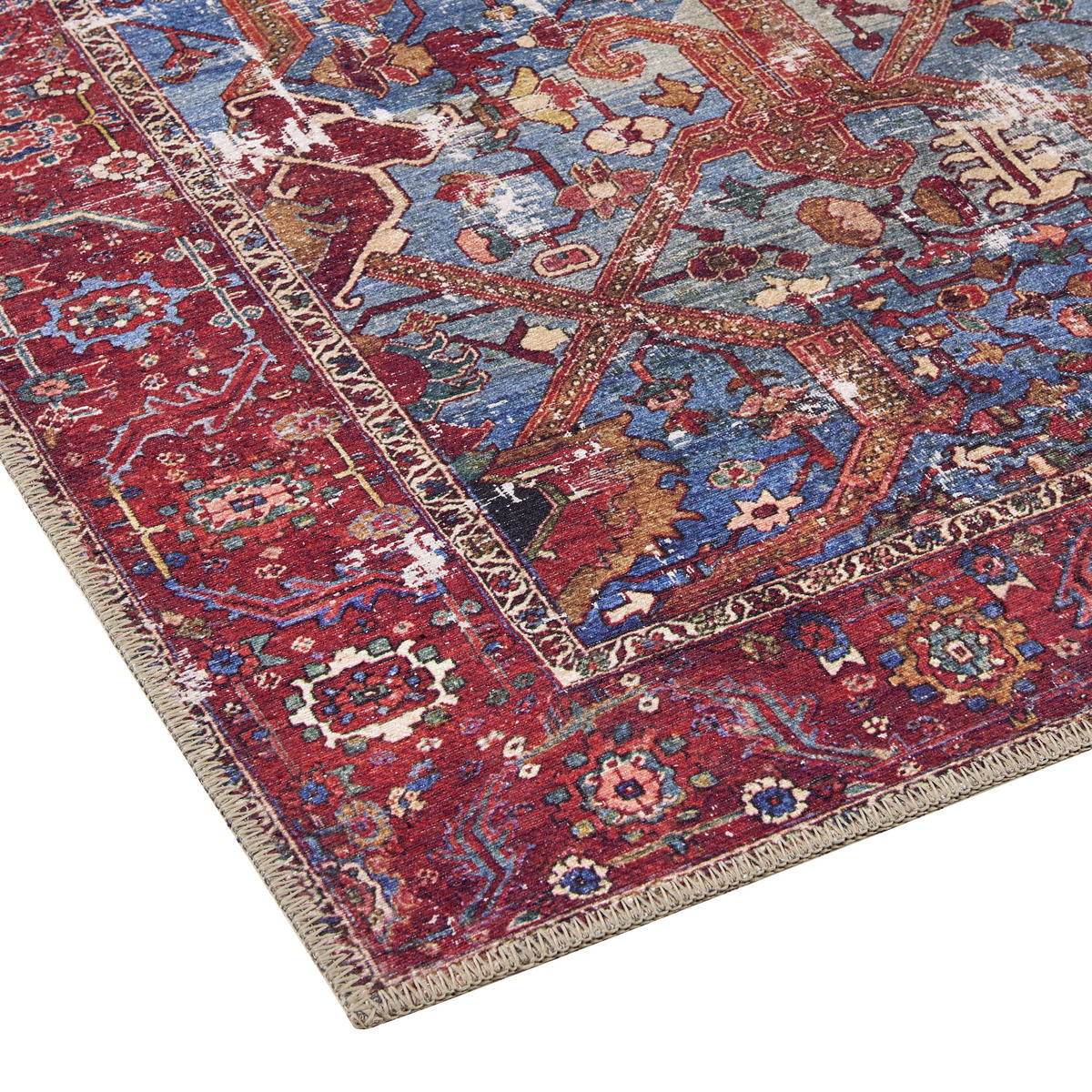 VINTAGE-TEPPICH 160/230 cm Azeri Antique Blau, Rot  - Blau/Rot, LIFESTYLE, Textil (160/230cm) - Novel