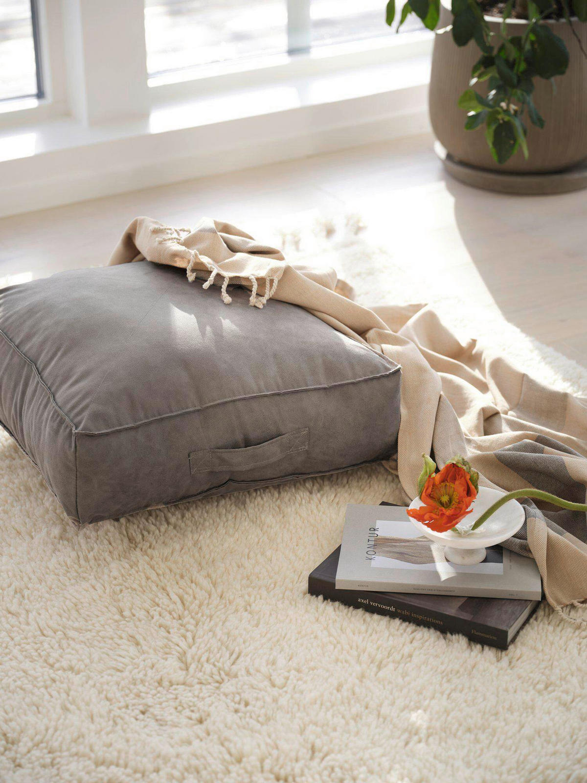 SITZKISSEN 50/50 cm  - Braun, Basics, Textil (50/50cm) - Svanefors