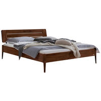 BETT 180/200 cm,  in Nussbaumfarben,  - Nussbaumfarben, Design, Holz (180/200cm) - Hasena