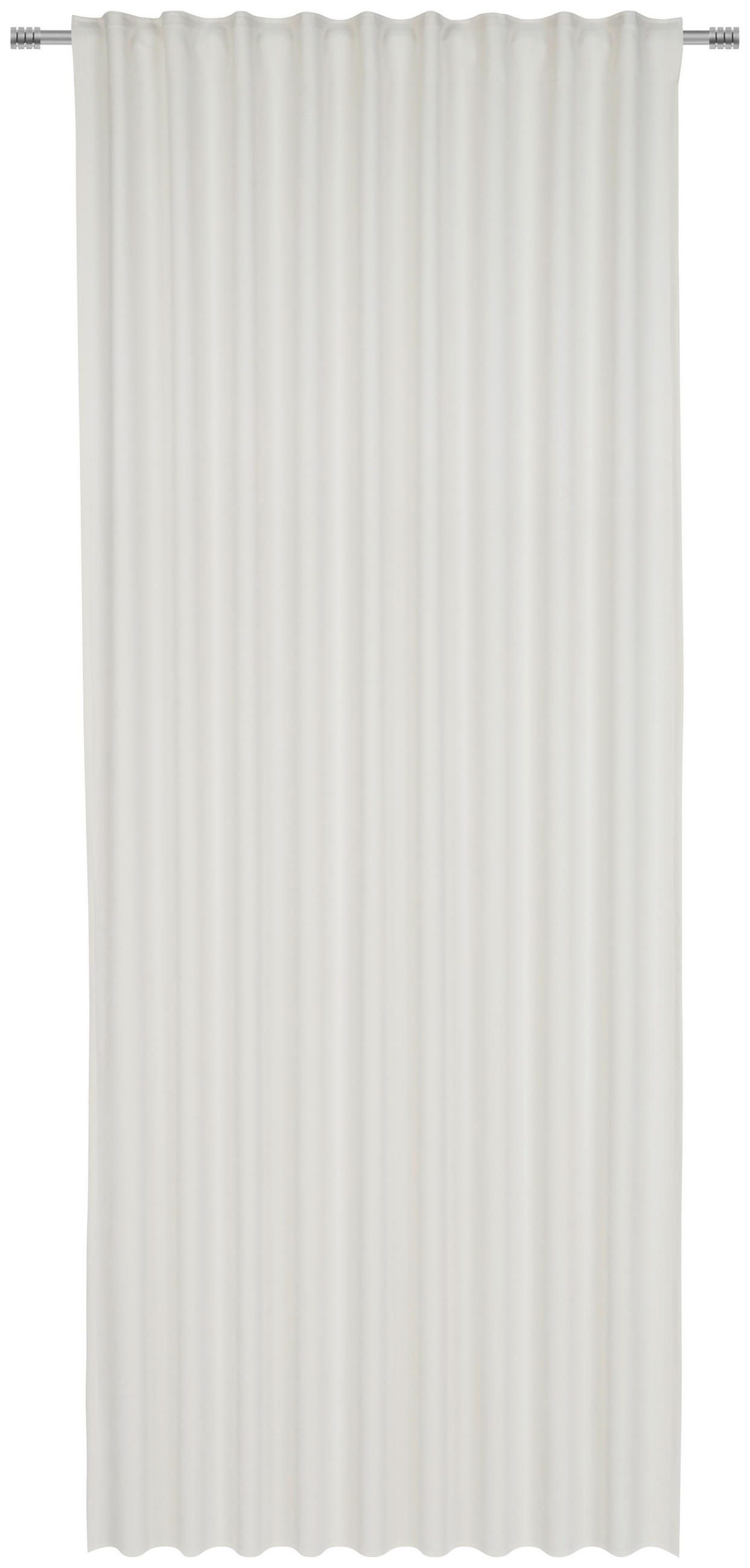 HOTOVÝ ZÁVES, nepriehľadné, 140/245 cm - biela, Konventionell, textil (140/245cm) - Esposa