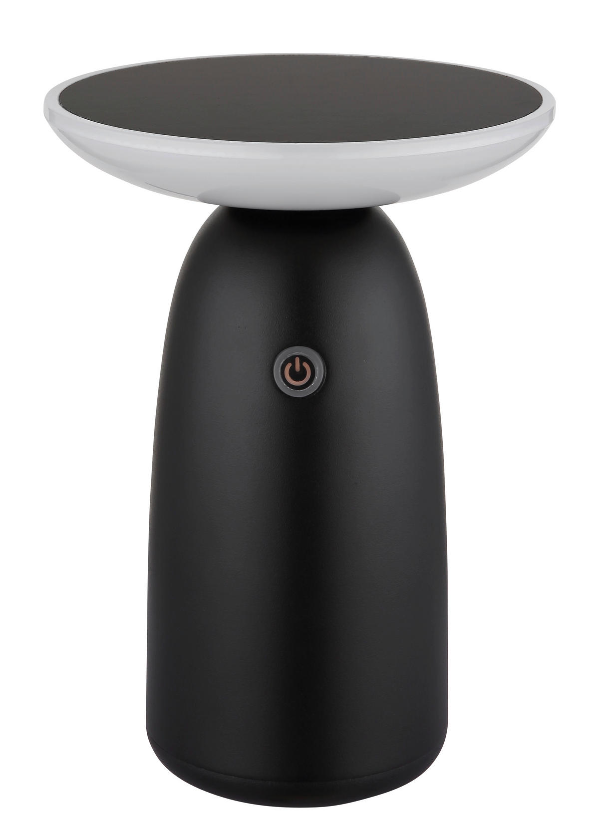 SOLARLEUCHTE  - Opal/Schwarz, Design, Kunststoff/Metall (16/22,5cm) - Globo