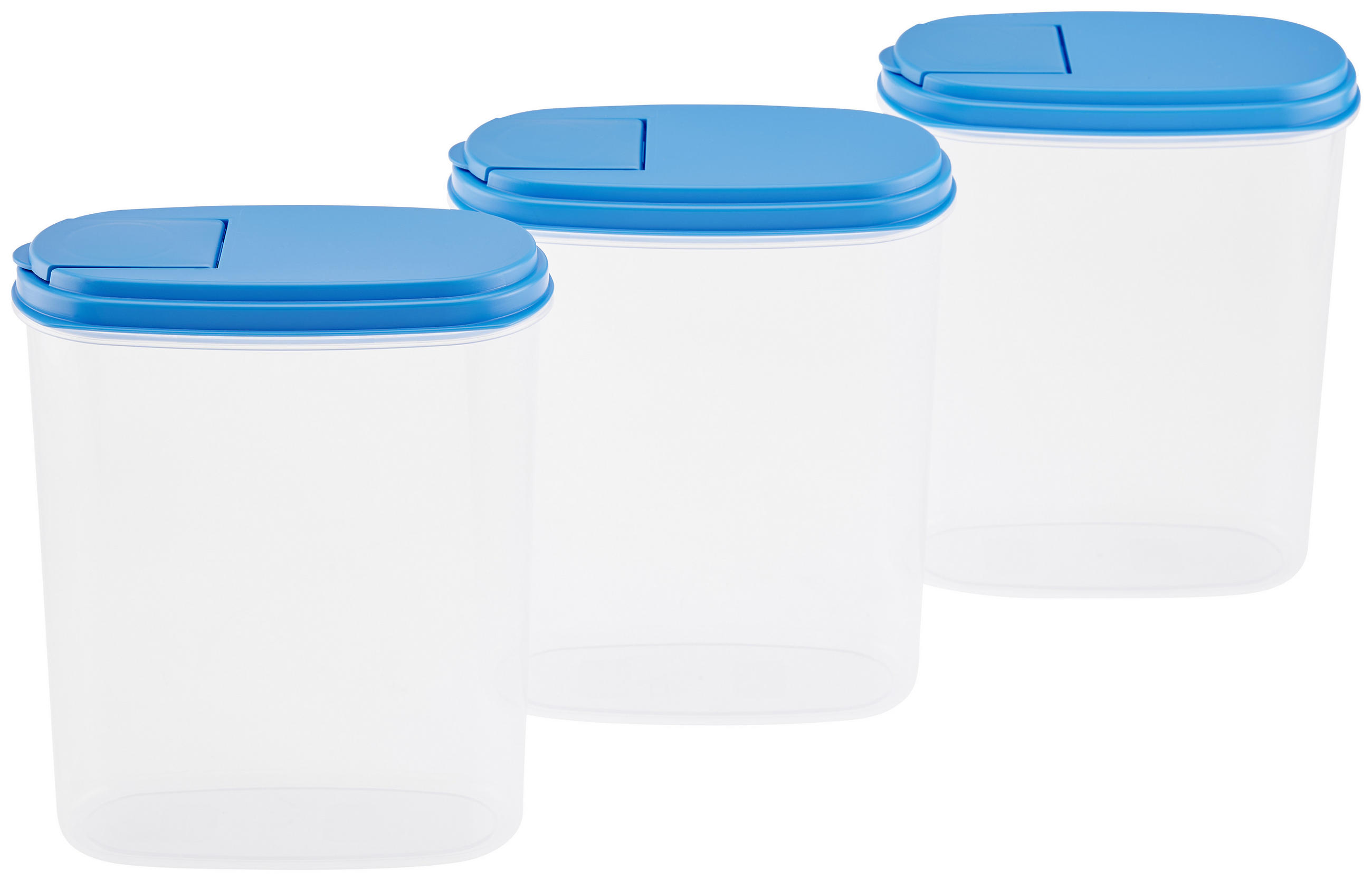 Schüttdosenset Cosima, Blau 3er Set, Je 2 Liter