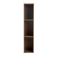 VISEČA VITRINA,  - Design, leseni material (123/30/25cm) - Carryhome