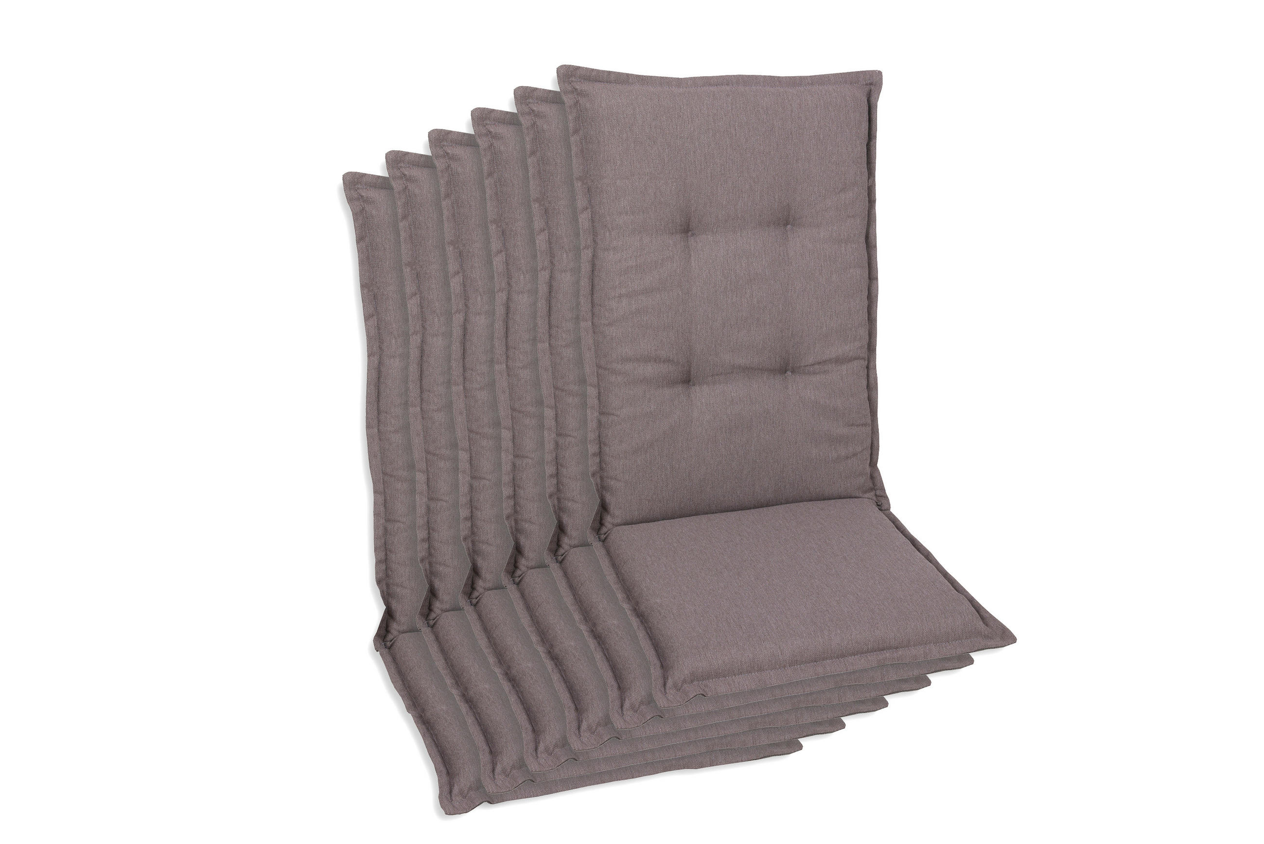 SESSELAUFLAGENSET Uni  - Taupe, Basics, Textil (50/7/120cm)