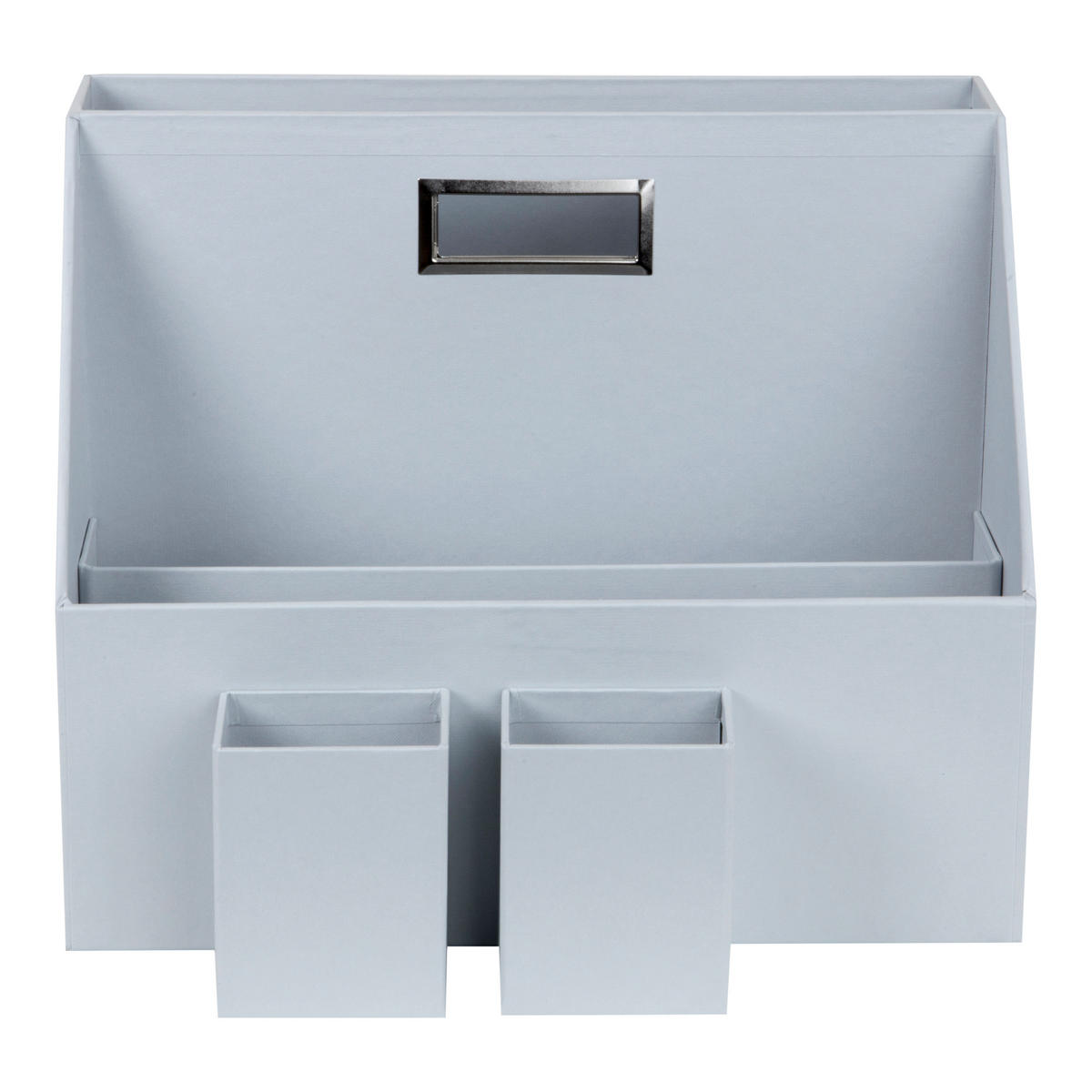 SCHREIBTISCHSET Papier, Karton Grau, Hellgrau  - Hellgrau/Grau, Basics, Karton/Papier (35/28/20cm)