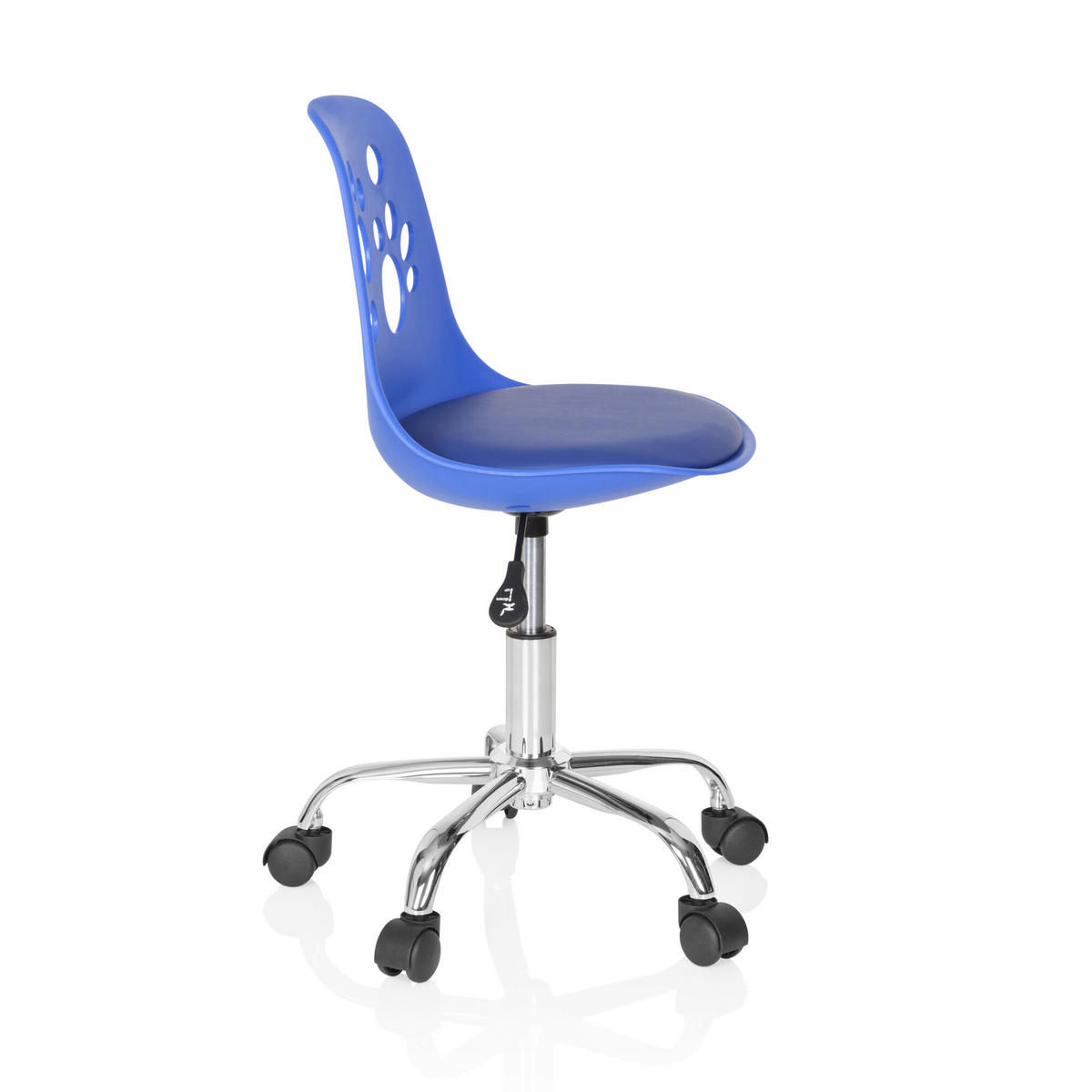 JUGENDDREHSTUHL Blau  - Blau, MODERN, Kunststoff/Textil (40/72-82/44cm) - MID.YOU