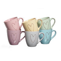 JUMBOTASSE Heart 520 ml  - Blau/Gelb, LIFESTYLE, Keramik (9/6/11cm) - Ritzenhoff Breker