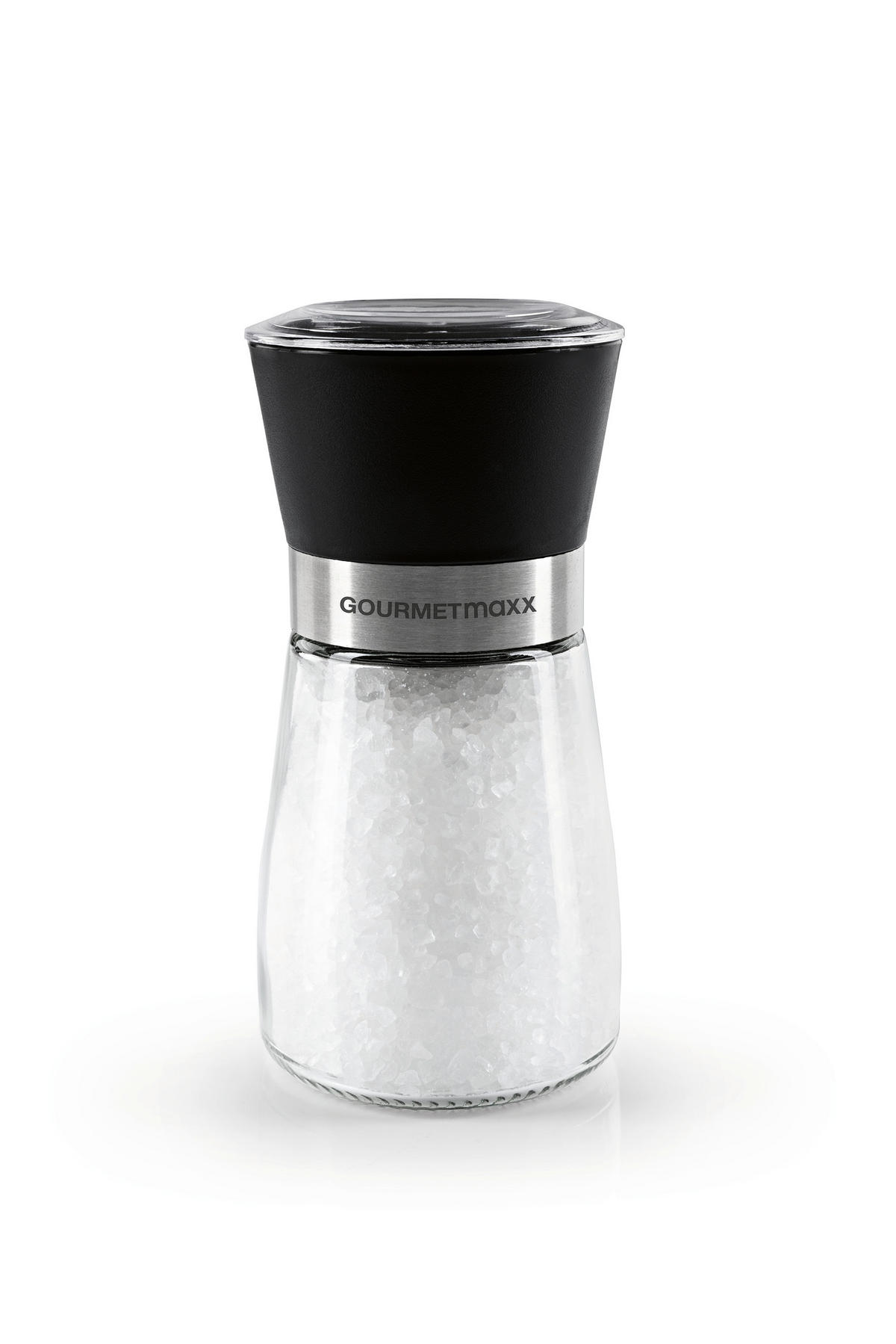 SALZ- UND PFEFFERMÜHLE GOURMETmaxx  - Schwarz, Basics, Glas/Keramik (6,5/13cm)