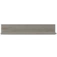 WANDBOARD Holzwerkstoff Grau  - Grau, LIFESTYLE, Holzwerkstoff (150/28/27cm) - Hom`in