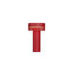AKKU-TISCHLEUCHTE   - Rot, Trend, Metall (24cm) - Hell