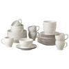 KOMBISERVICE Weiß FONTANA 30-teilig 6 Personen  - Weiß, Basics, Keramik - Costa Nova