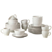 KOMBISERVICE Weiß FONTANA 30-teilig 6 Personen  - Weiß, Basics, Keramik - Costa Nova