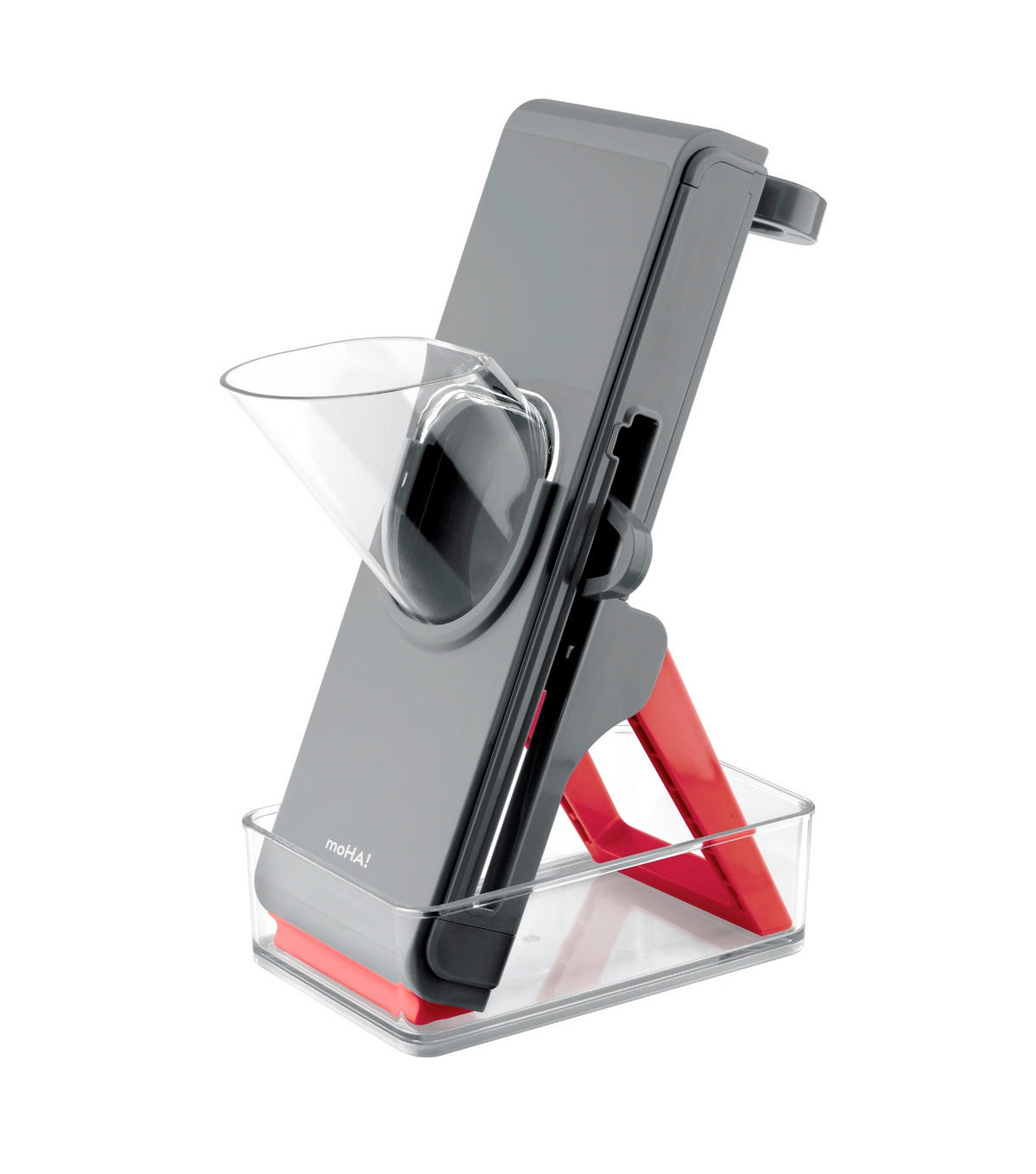 GEMÜSEHOBEL - Bordeaux/Anthrazit, Basics, Kunststoff/Metall (10/10/29cm) - moHA!