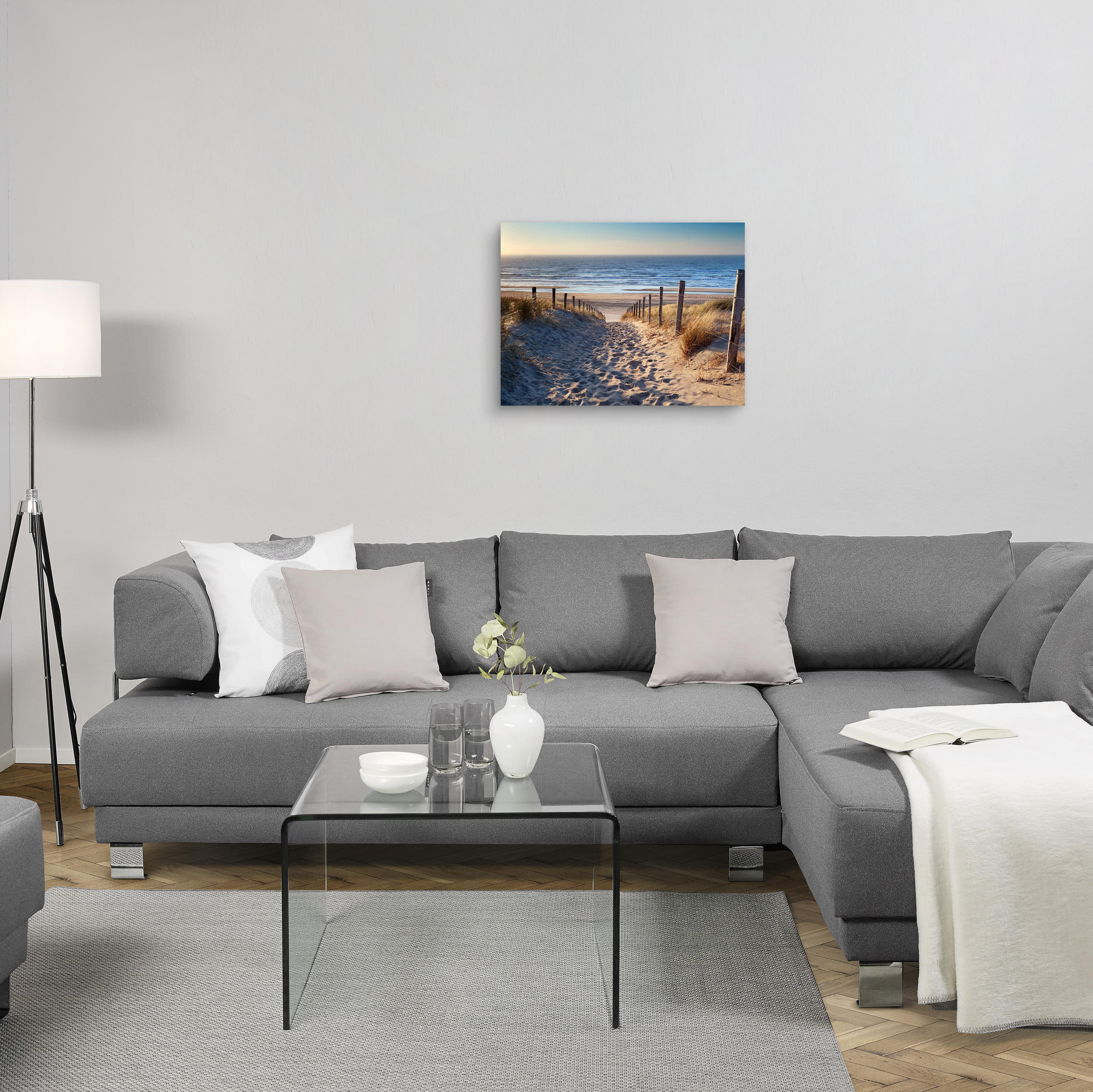 TISAK NA PLATNU     60/80 cm       - višebojno, Basics, drvo/tekstil (60/80cm) - Monee