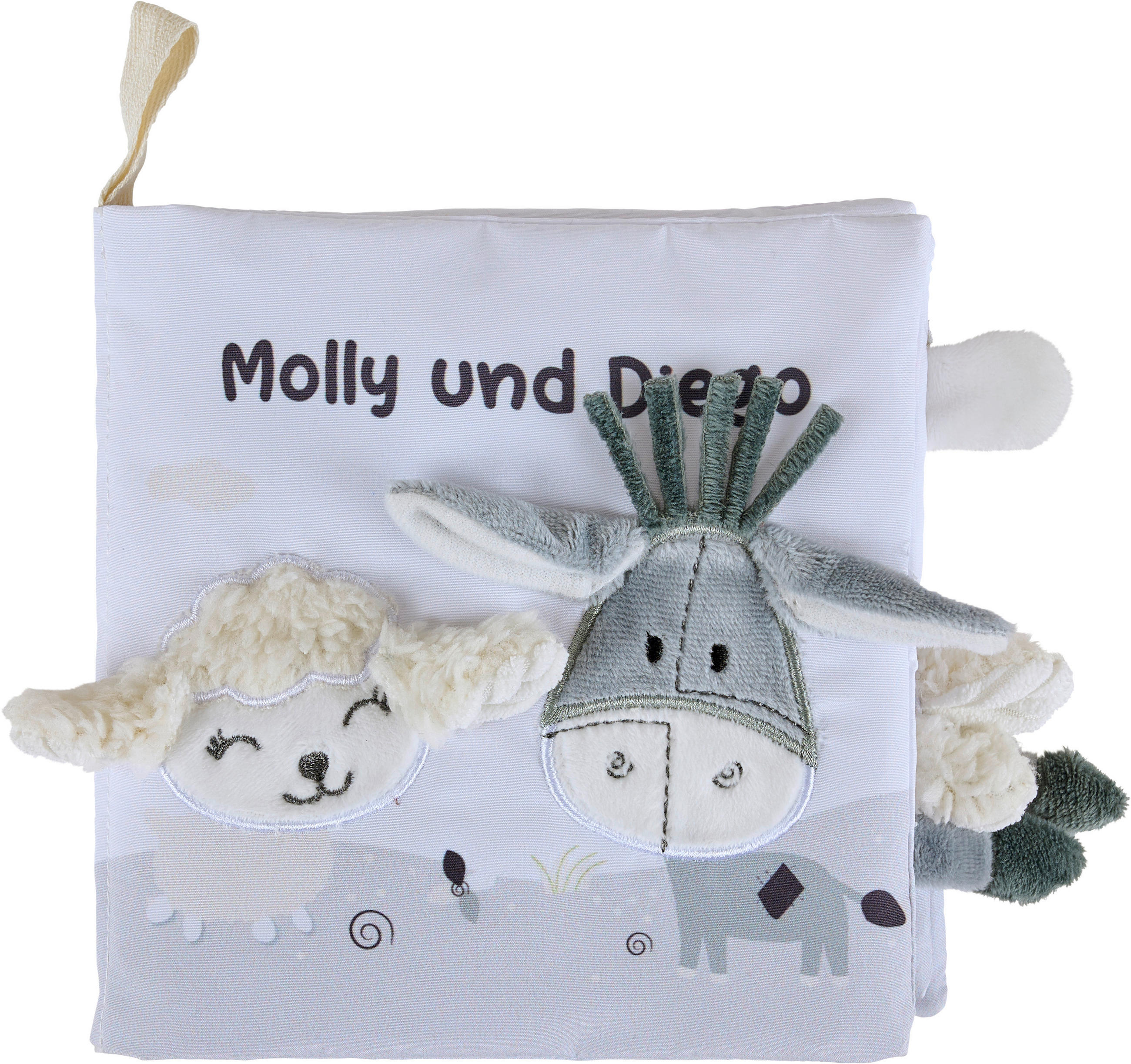 LÁTKOVÁ KNIHA - viacfarebná, Basics, textil/plast (16/15cm) - Patinio