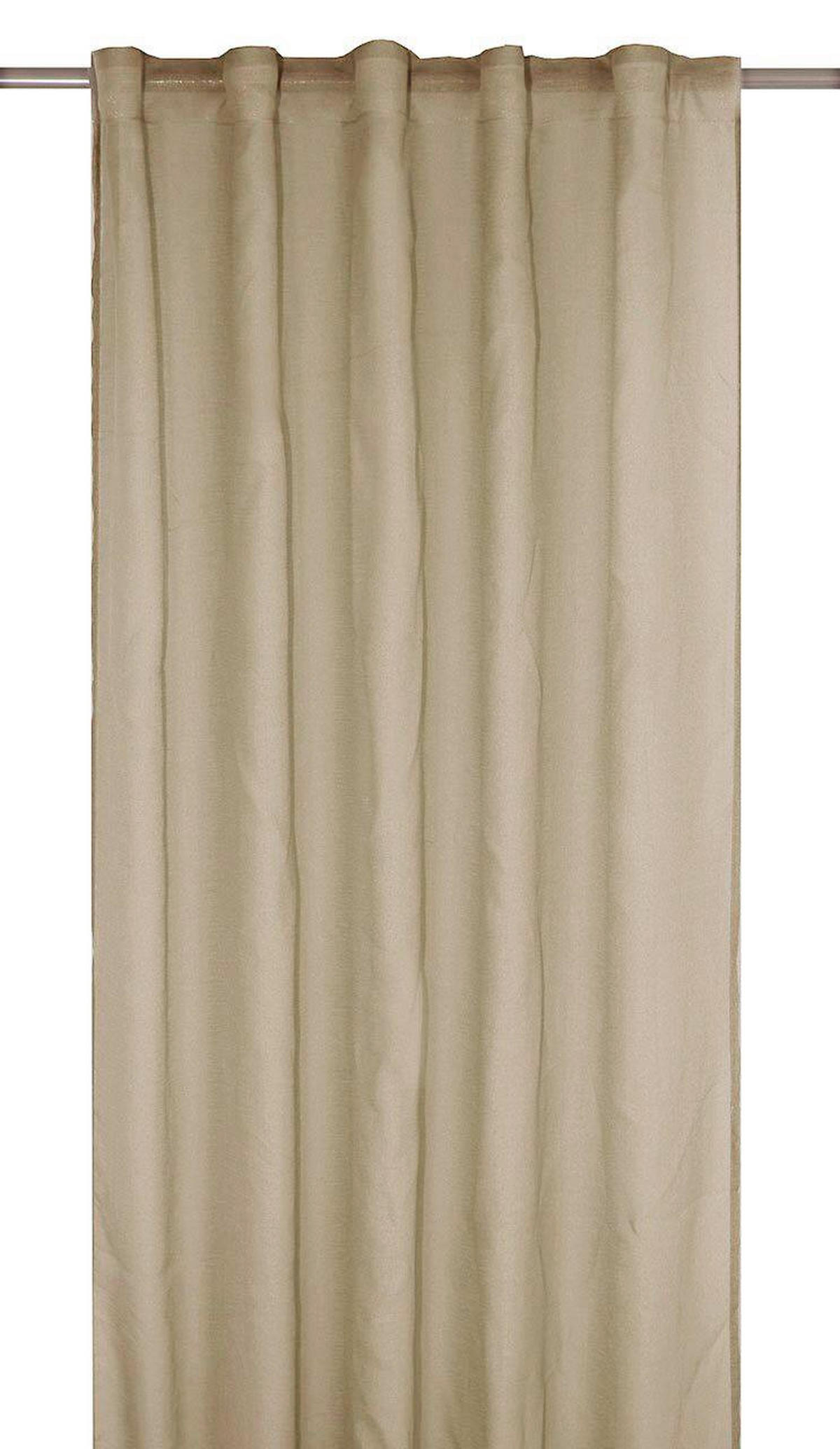 FERTIGVORHANG    280/300 cm  - Beige, Basics, Textil (280/300cm) - Svanefors