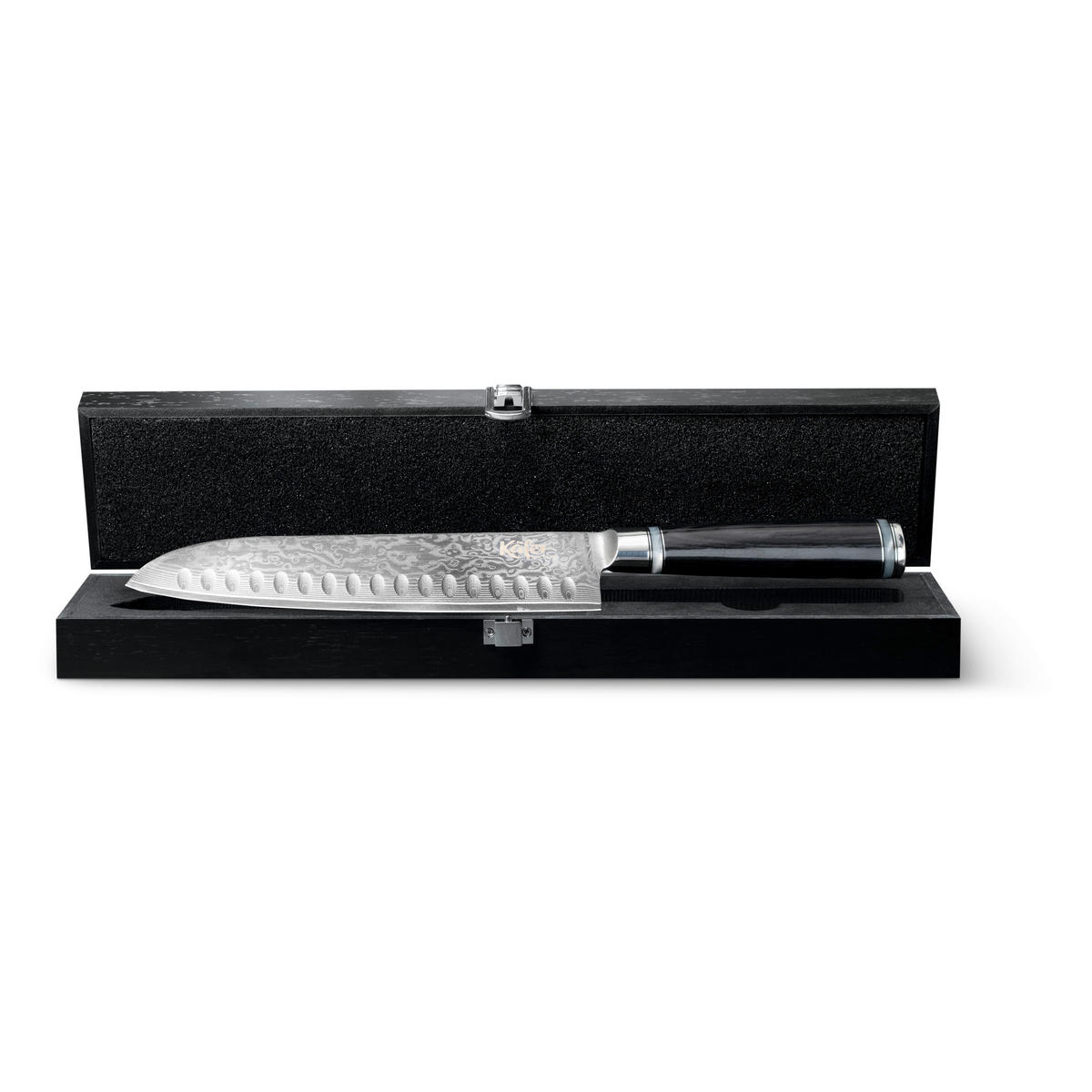 SANTOKU NOŽ          20.5 cm    - boje oplemenjenog čelika/crna, Basics, drvo/metal (20.5cm) - Käfer