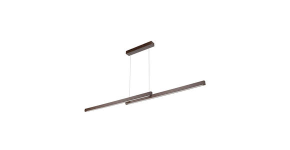 LED-HÄNGELEUCHTE 150/110/10 cm - Braun, LIFESTYLE, Holz/Kunststoff (150/110/10cm) - Dieter Knoll