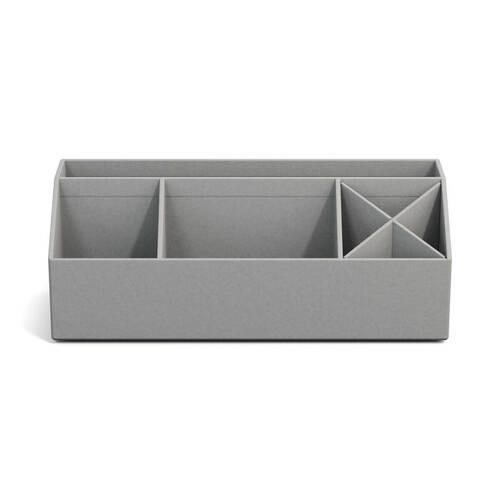 TISCHORGANIZER 12.5/33/12.5 cm  - Grau, Basics, Karton/Papier (12.5/33/12.5cm)