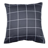 KISSENHÜLLE Giulietta 80/80 cm  - Anthrazit, KONVENTIONELL, Textil (80/80cm) - Janine