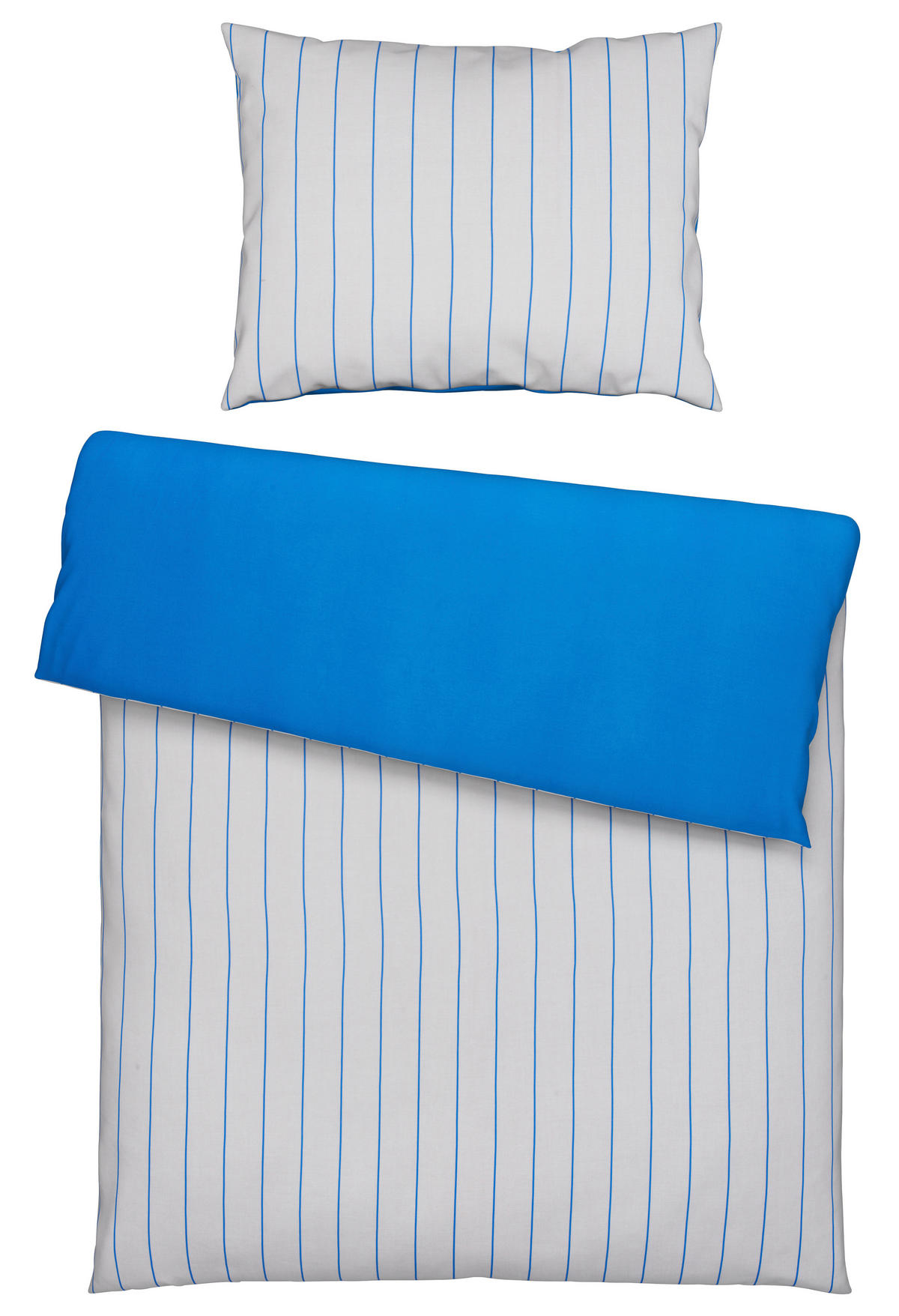 BETTWÄSCHE S.OLIVER SATIN Satin 140/200 cm  - Blau/Naturfarben, LIFESTYLE, Textil (140/200cm) - S. Oliver