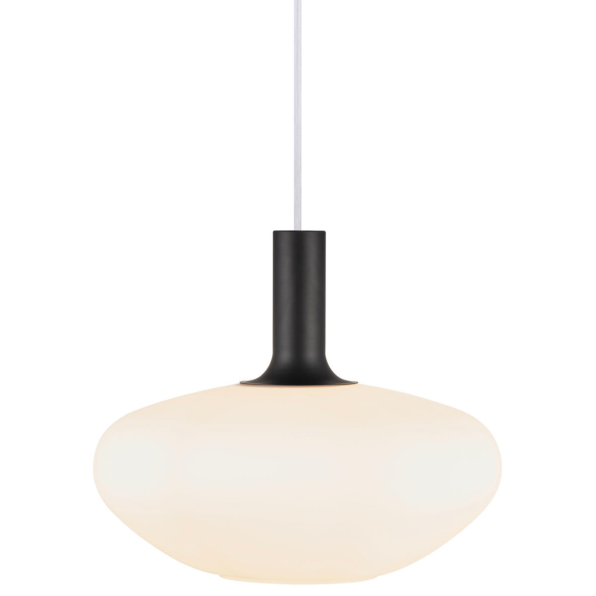 Hängeleuchte (1-flammig) aus O 35/330 cm  - Messingfarben/Schwarz, Basics, Glas/Metall (35/330cm) - Nordlux