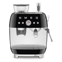 ESPRESSOMASCHINE  - Schwarz Hochglanz, Basics, Kunststoff/Metall (33,4/44,3/43cm) - SMEG