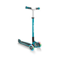 SCOOTER 662 Globber Master Lights  - Türkis/Schwarz, Basics, Kunststoff (61/94/37cm) - GLOBBER