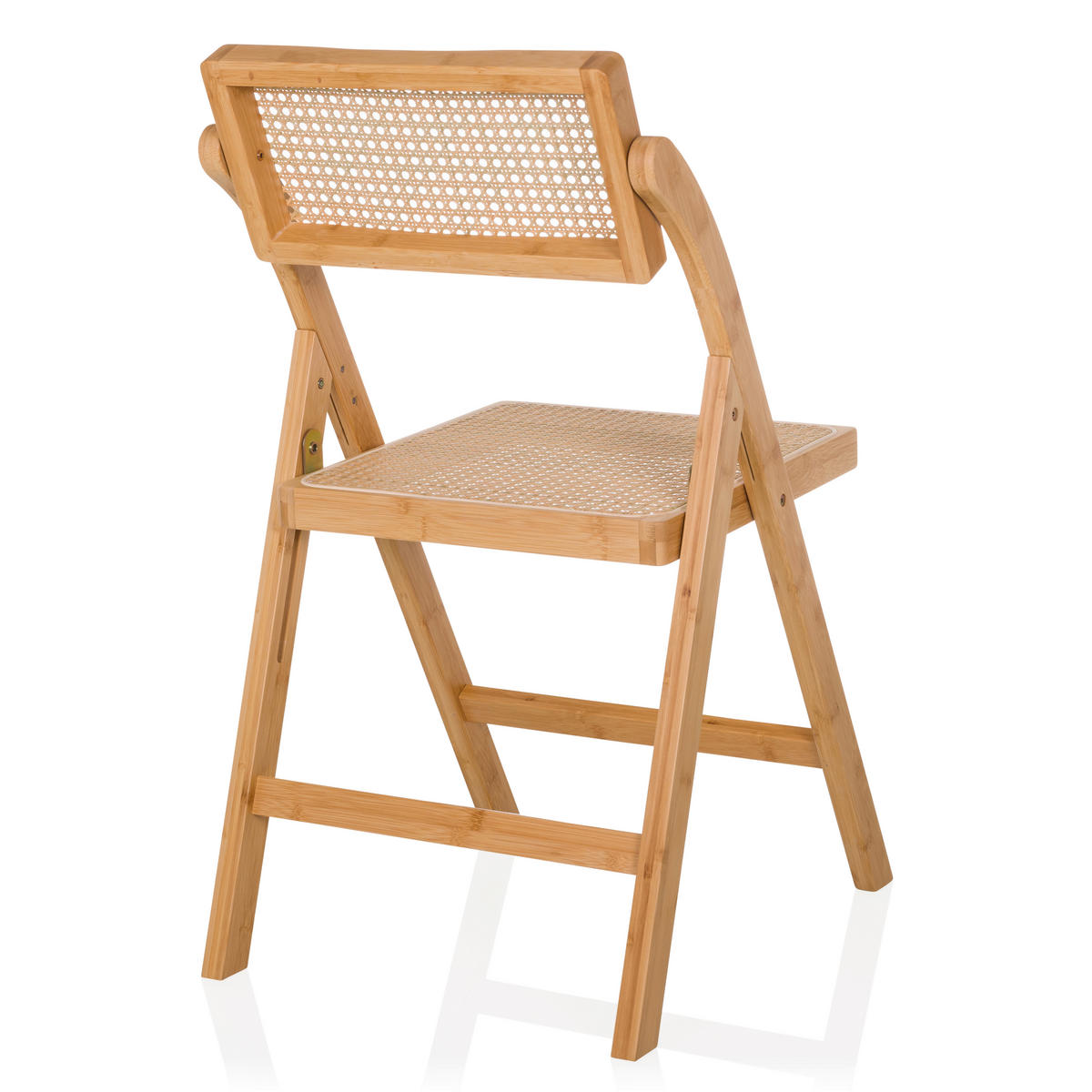KLAPPSTUHL Bambus, Rattan Braun  - Braun, MODERN, Holz (45,5/83,5/45cm) - Gardenson