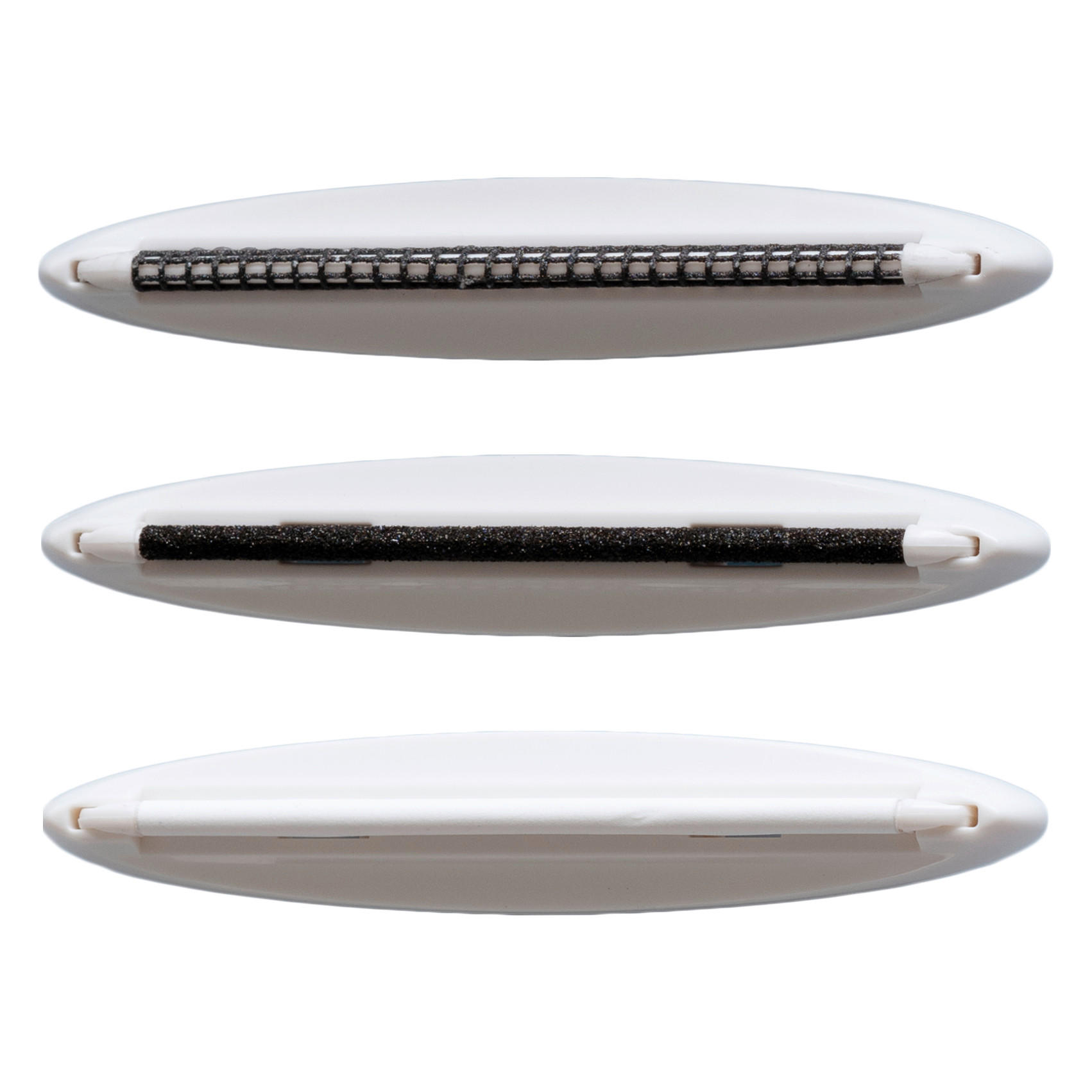 ERSATZFUSSELROLLE - Weiß, Basics, Kunststoff (10.6/8.8/1.2cm)
