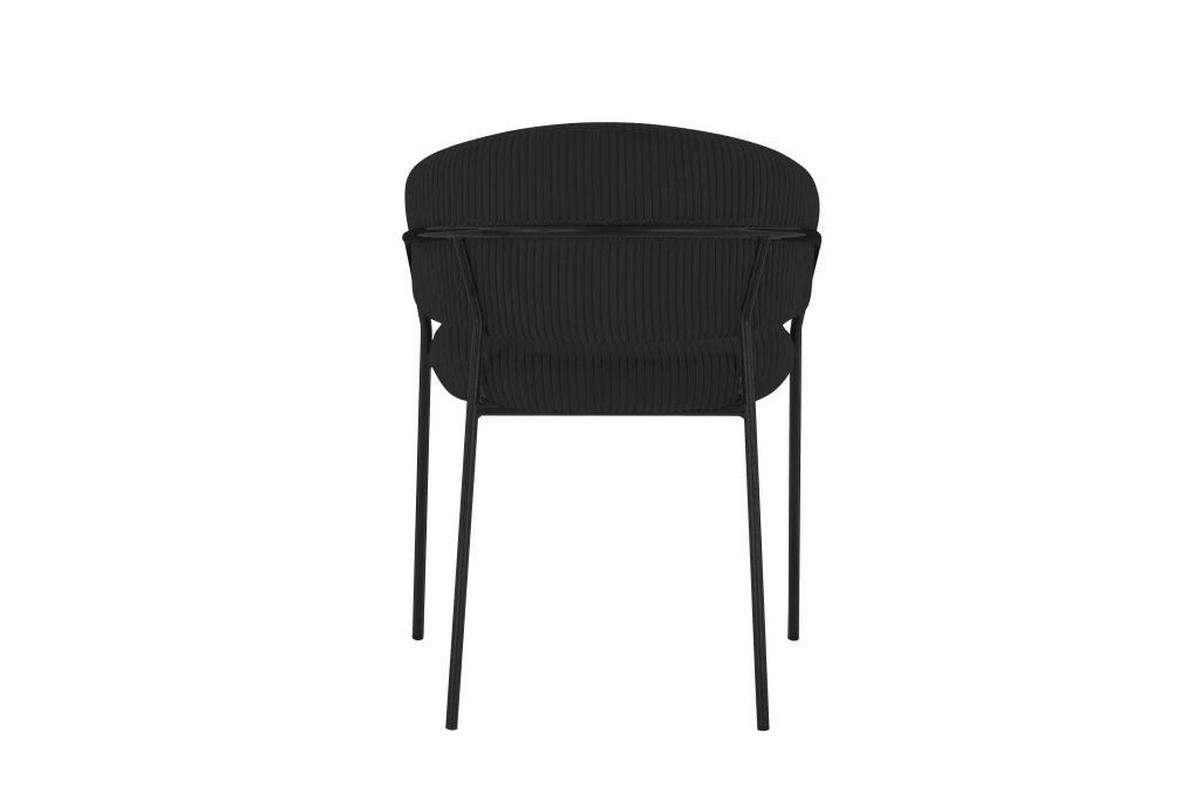 STOLICA  crna  metal, tekstil      - crna, metal/tekstil (57/80/55cm) - Hom`in