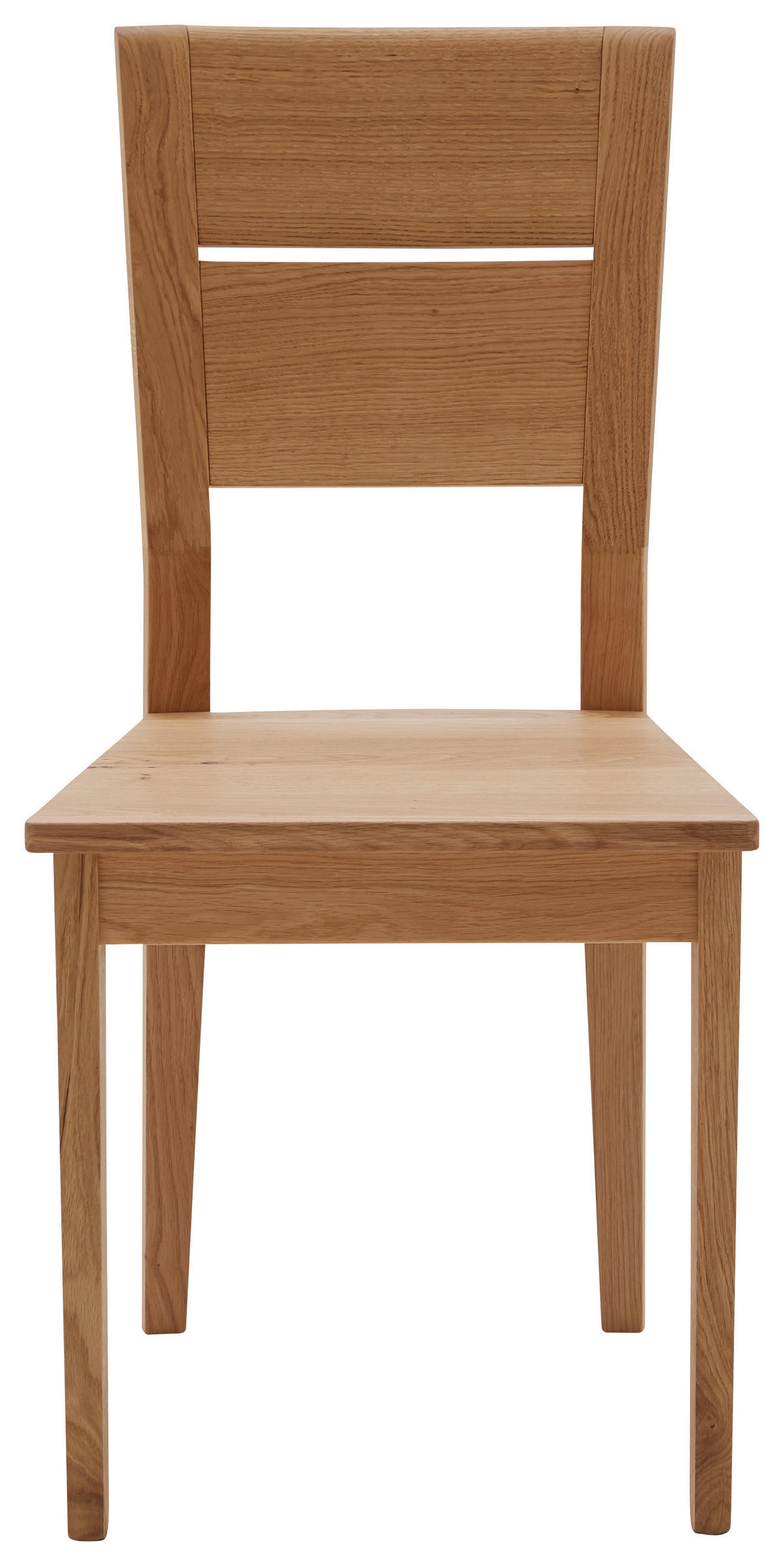 STUHL Wildeiche Wildeiche massiv  - Wildeiche, KONVENTIONELL, Holz (45/93/45cm) - Valnatura