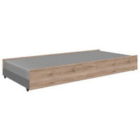 BETTKASTEN  in Weiss, Eiche San Remo  - Weiss/Eiche San Remo, Konventionell, Holzwerkstoff (94/27/199cm) - Carryhome