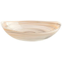 SCHALE Alabastro   - Beige/Braun, Basics, Glas (32,00/9,00/22,00cm) - Leonardo