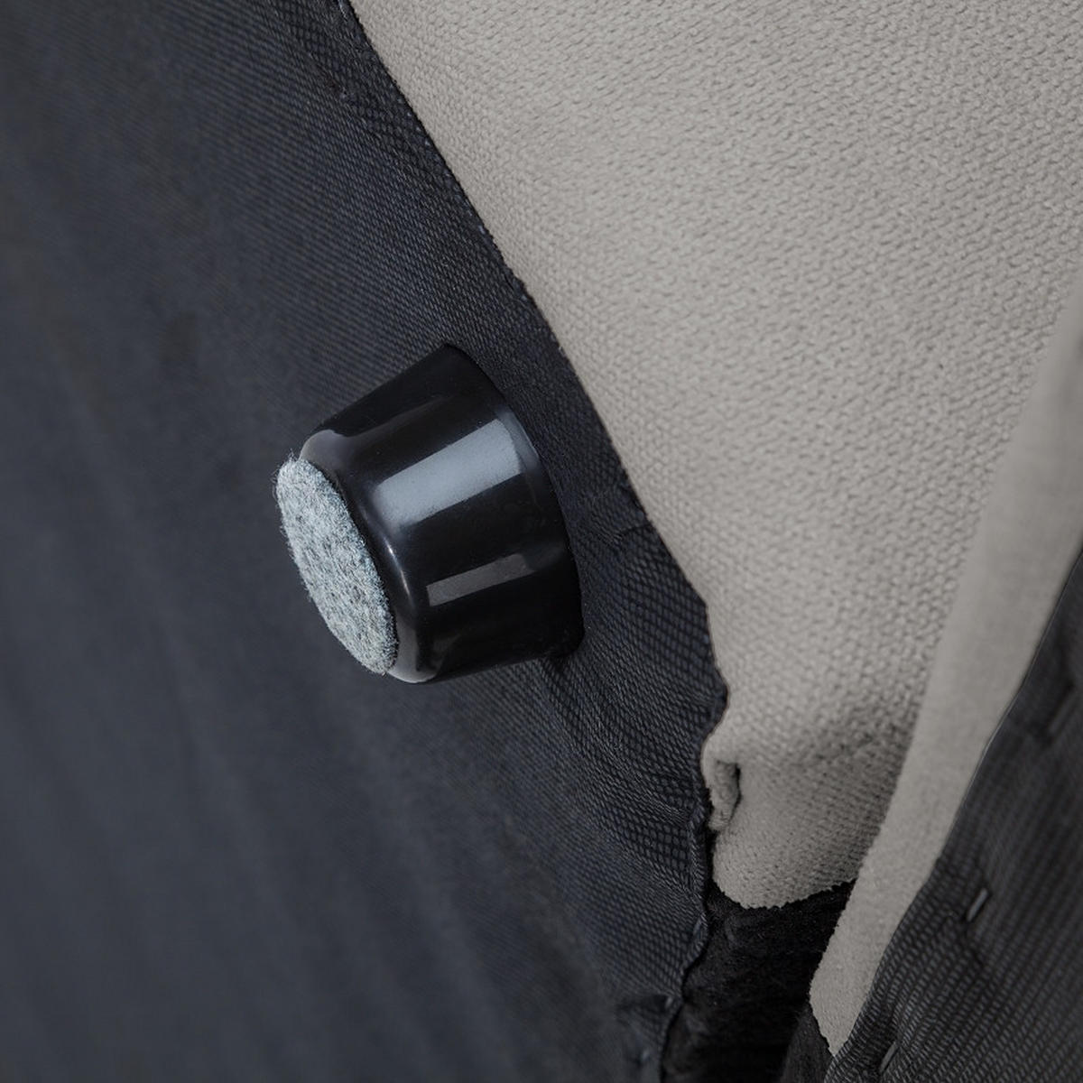 ECKSOFA in Struktur Grau   - Grau, MODERN, Textil (255/72/160cm) - Trendmanufaktur