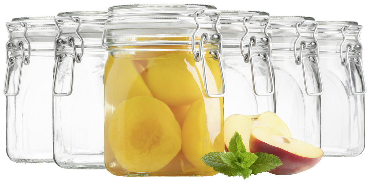 EINMACHGLAS-SET GOTHIKA  - Transparent, Basics, Glas (750ml) - Mäser